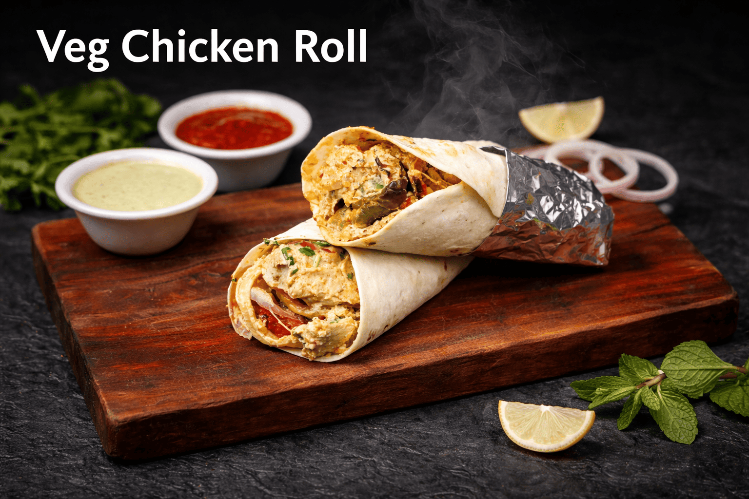 Veg Chicken Roll