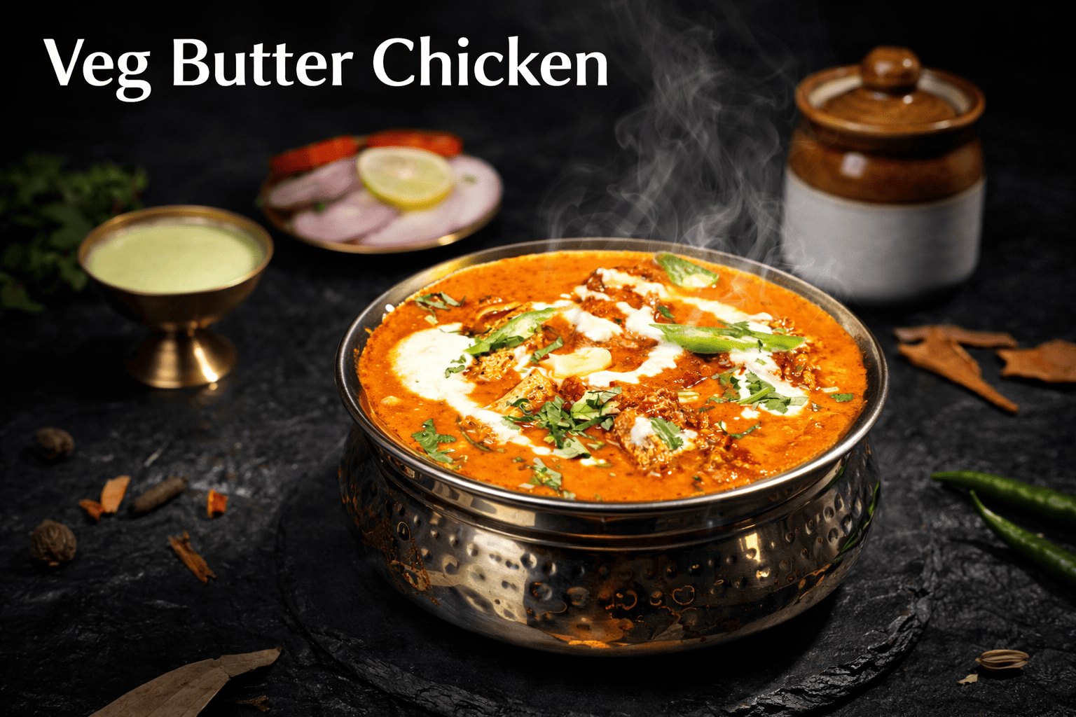 Veg butter chicken