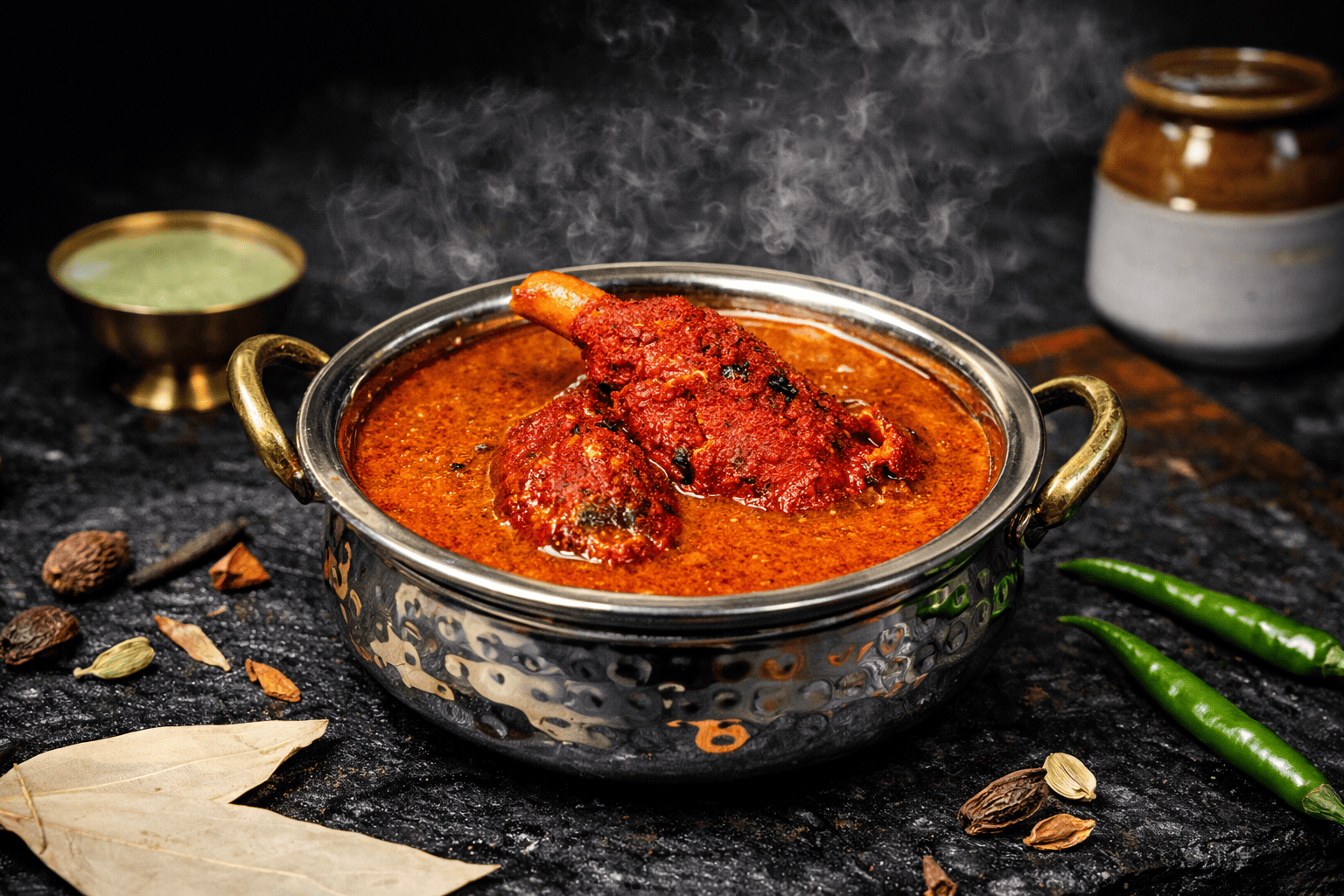 Veg leg piece gravy