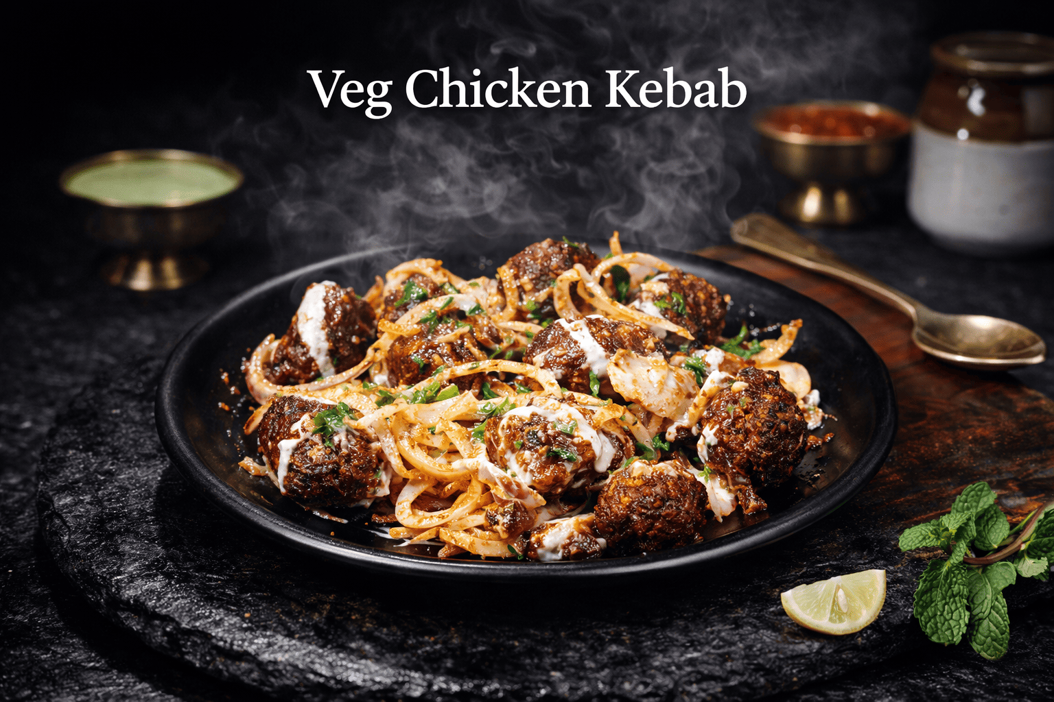 veg chicken kebab